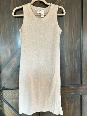 Vintage Saks Fifth Avenue petite cotton linen sundress size small